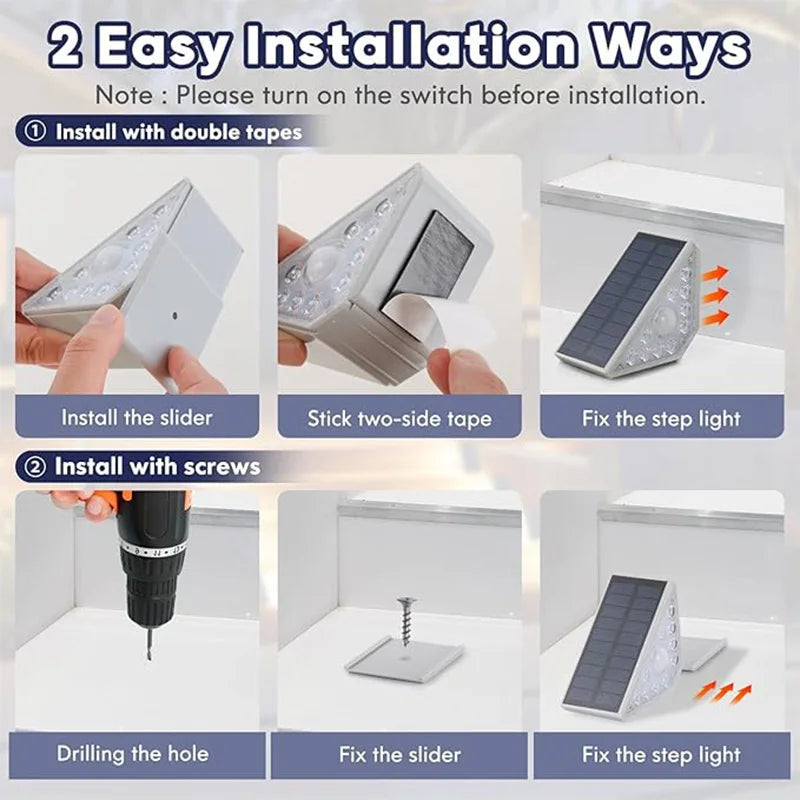 Waterproof Solar Stairs Light Light House