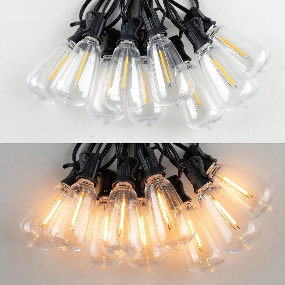 50ft/150ft Electric Led Filament String Light Set Light House