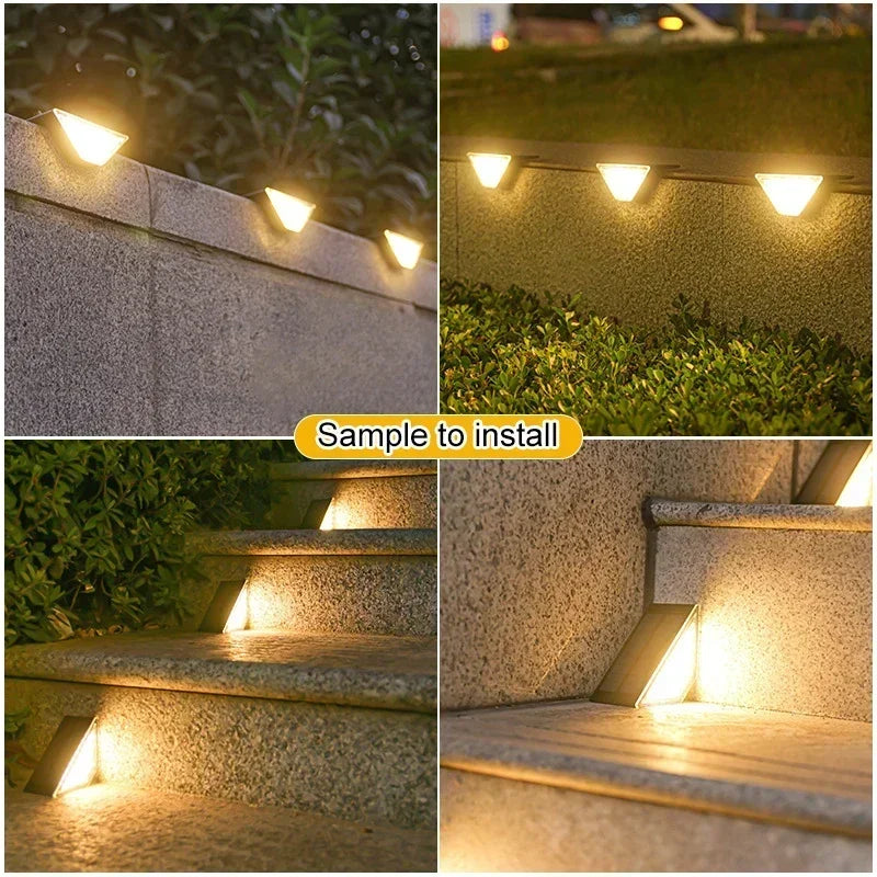 Motion Sensor Lights for Stairs – Waterproof Solar Deck & Step Lights Light House