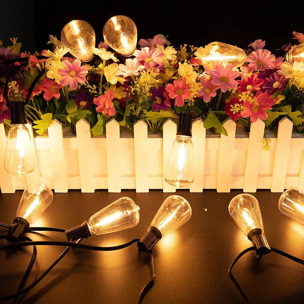 50ft/150ft Electric Led Filament String Light Set Light House