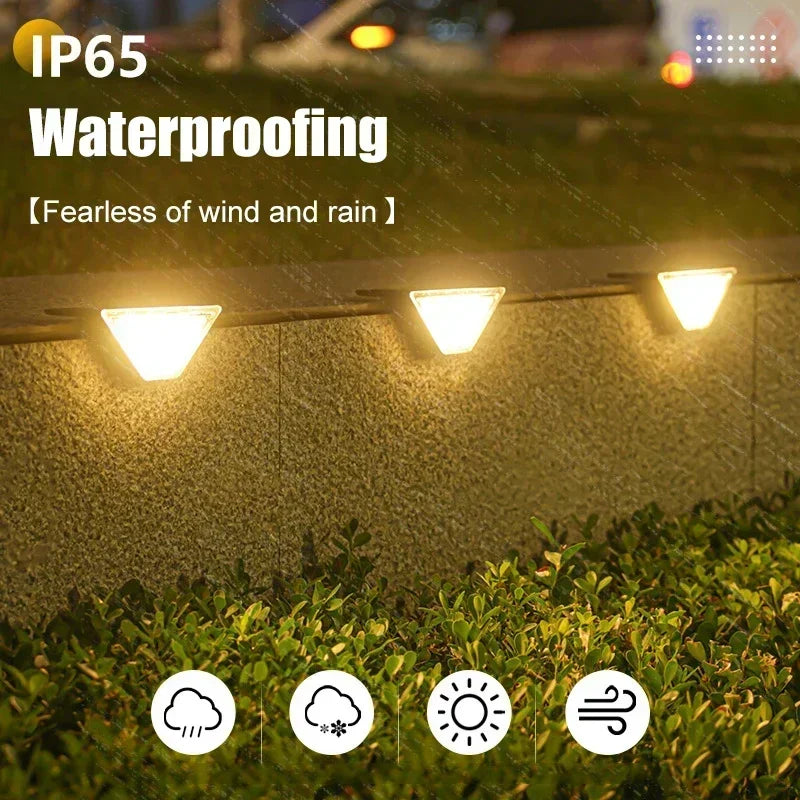 Motion Sensor Lights for Stairs – Waterproof Solar Deck & Step Lights Light House