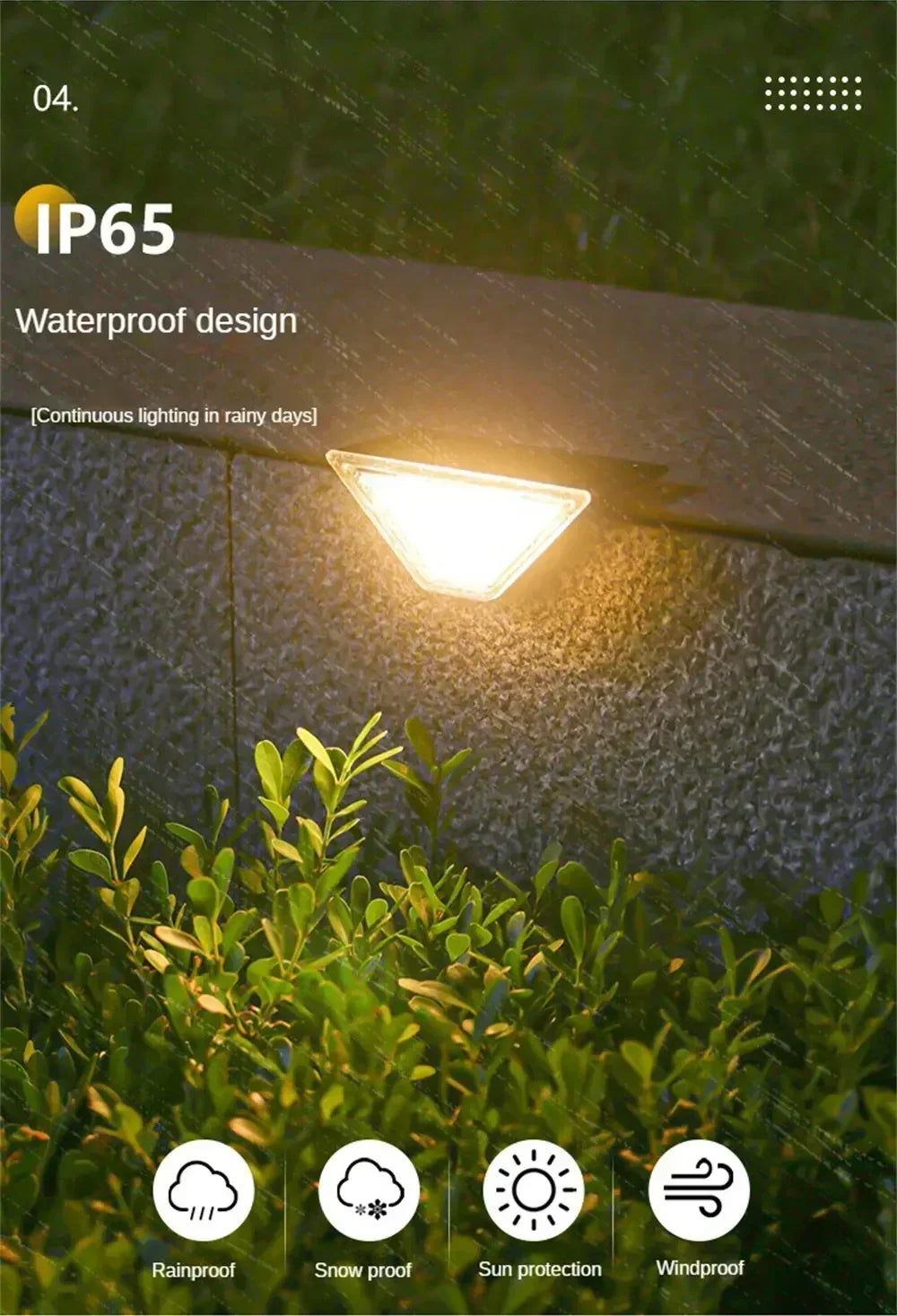 Motion Sensor Lights for Stairs – Waterproof Solar Deck & Step Lights Light House