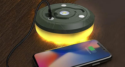 2-in-1 Camping Light LED Reel String Lights Light House
