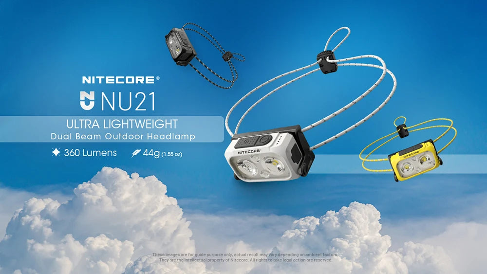 NITECORE NU21 Ultra Light Headlamp Light House