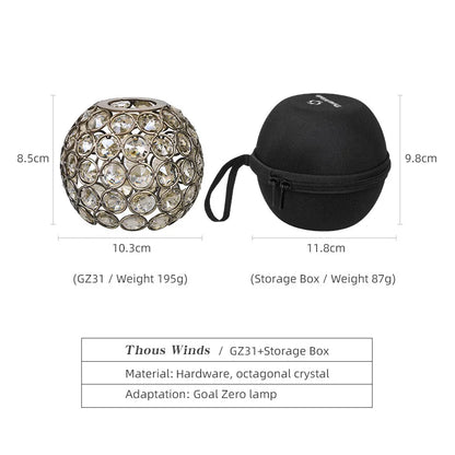 Crystal Ball Lantern Shade for Goal Zero - Light House