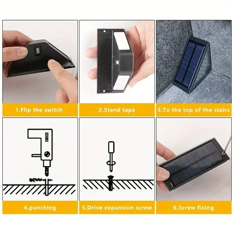 Waterproof Auto On at Dusk Lights for Stairs Light House