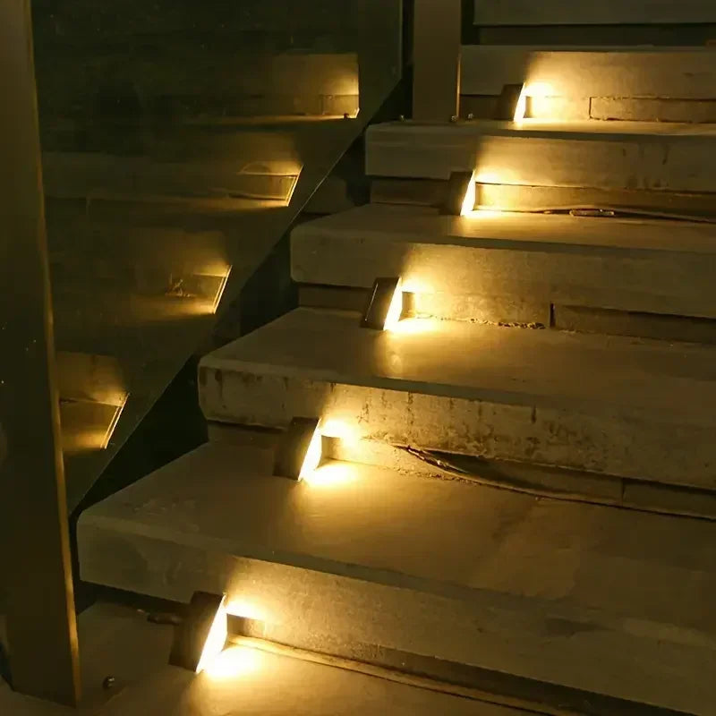 Motion Sensor Lights for Stairs – Waterproof Solar Deck & Step Lights Light House