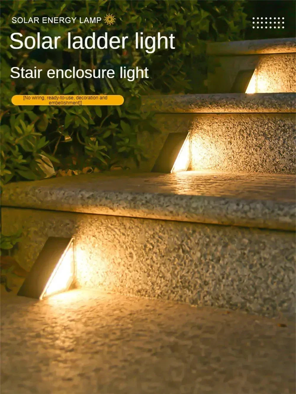 Motion Sensor Lights for Stairs – Waterproof Solar Deck & Step Lights Light House