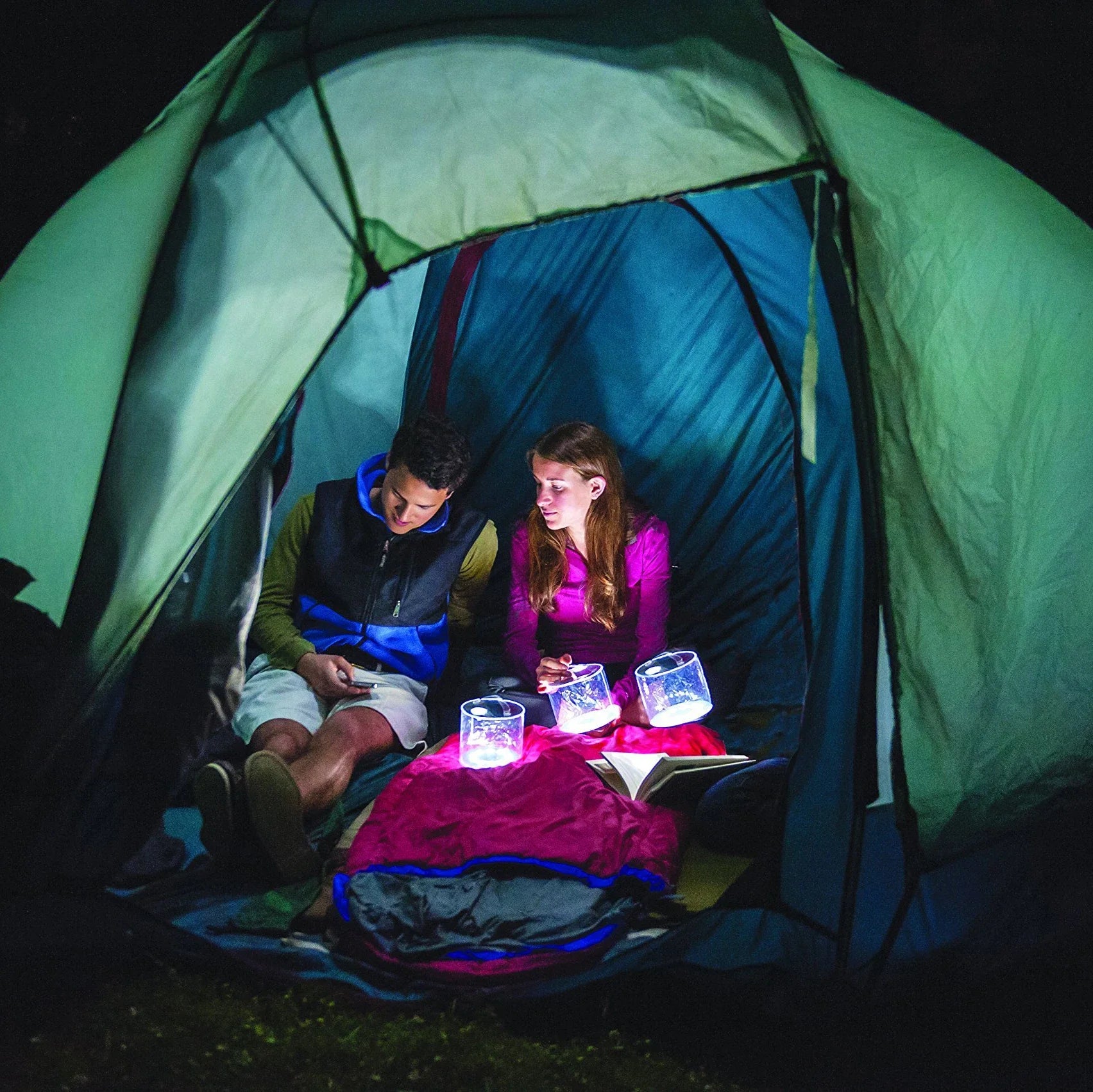 Collapsible Solar Camping Lantern Light House