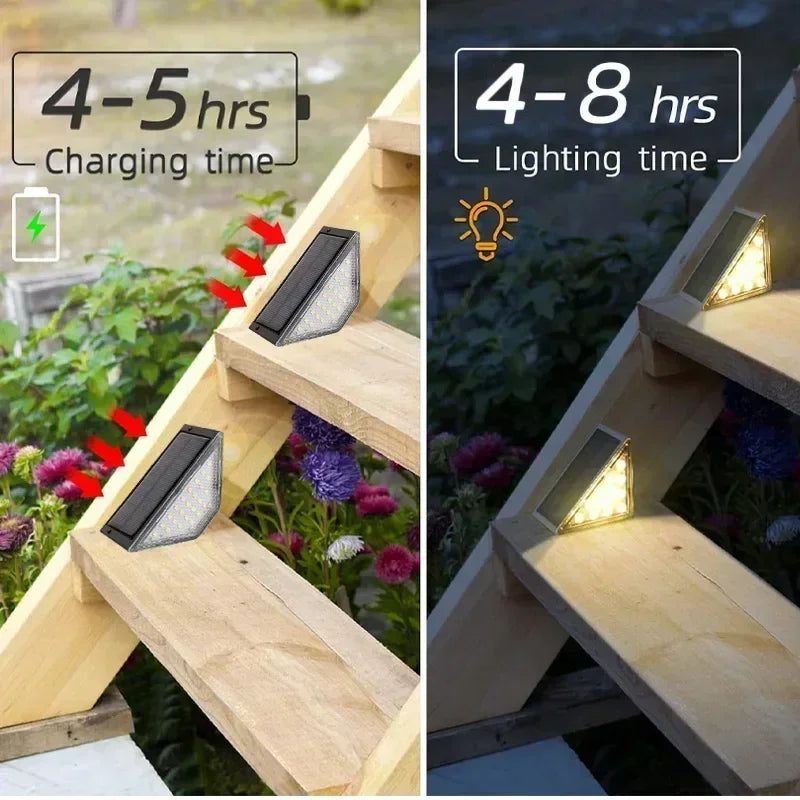 Motion Sensor Lights for Stairs – Waterproof Solar Deck & Step Lights Light House